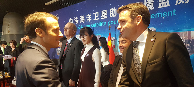 Environnement S.A, part of president Macron's delegation to China