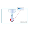 Mass flow measurement for dry bulk solids