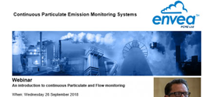 Webinar: An introduction to continuous Particulate and Flow monitoring